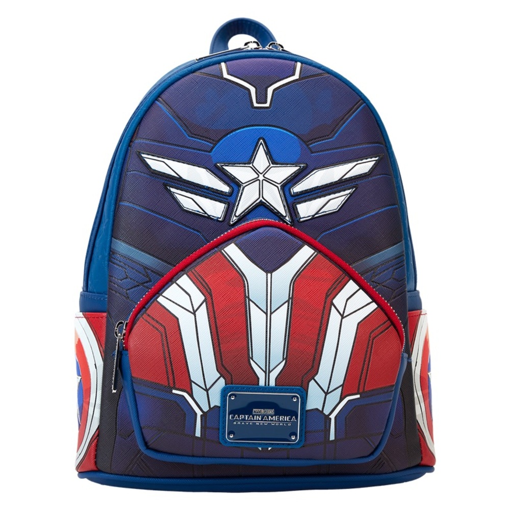 Loungefly Marvels Captain America Mini Backpack w/ Wings